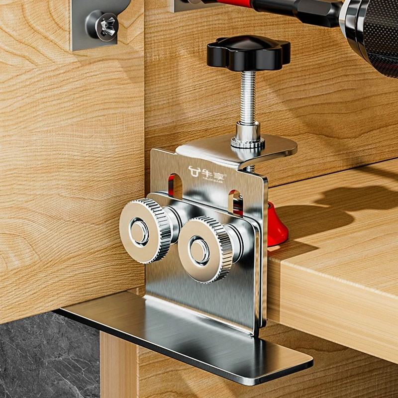 Schrank Tür Installation Werkzeug Edelstahl Schrank Rahmen Leuchte Haushalt Tragbare Schrank Tür Montage Jig