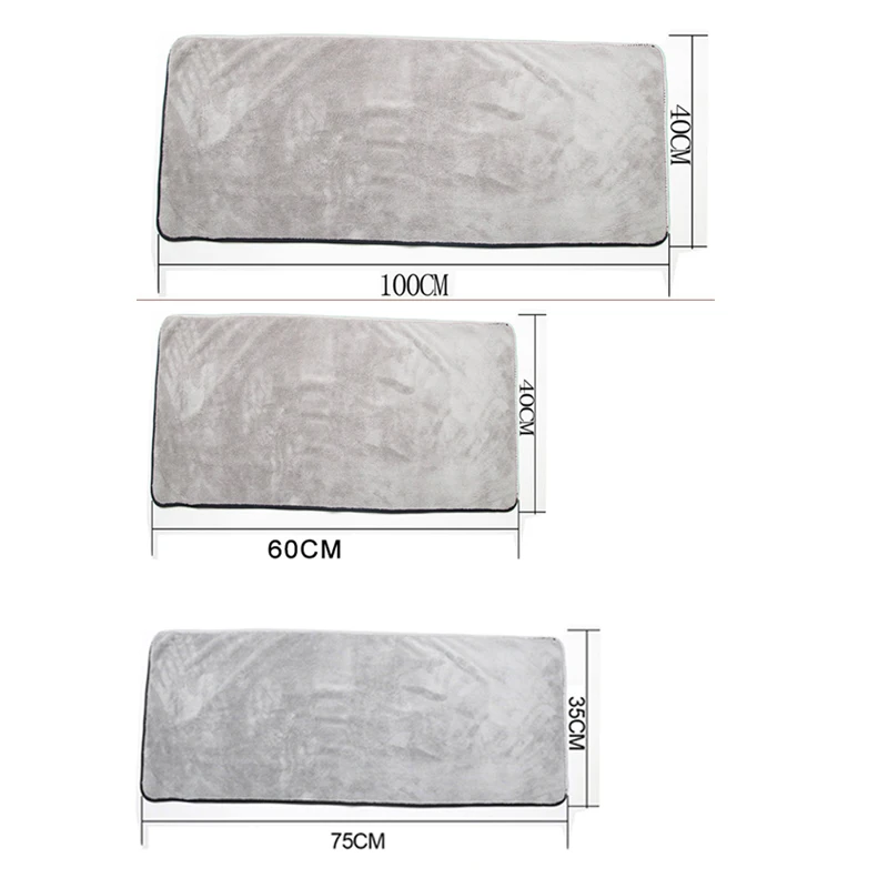 Mikrofaser-Autowaschtuch, 100 x 40 cm, ultraweiche – Bild 2