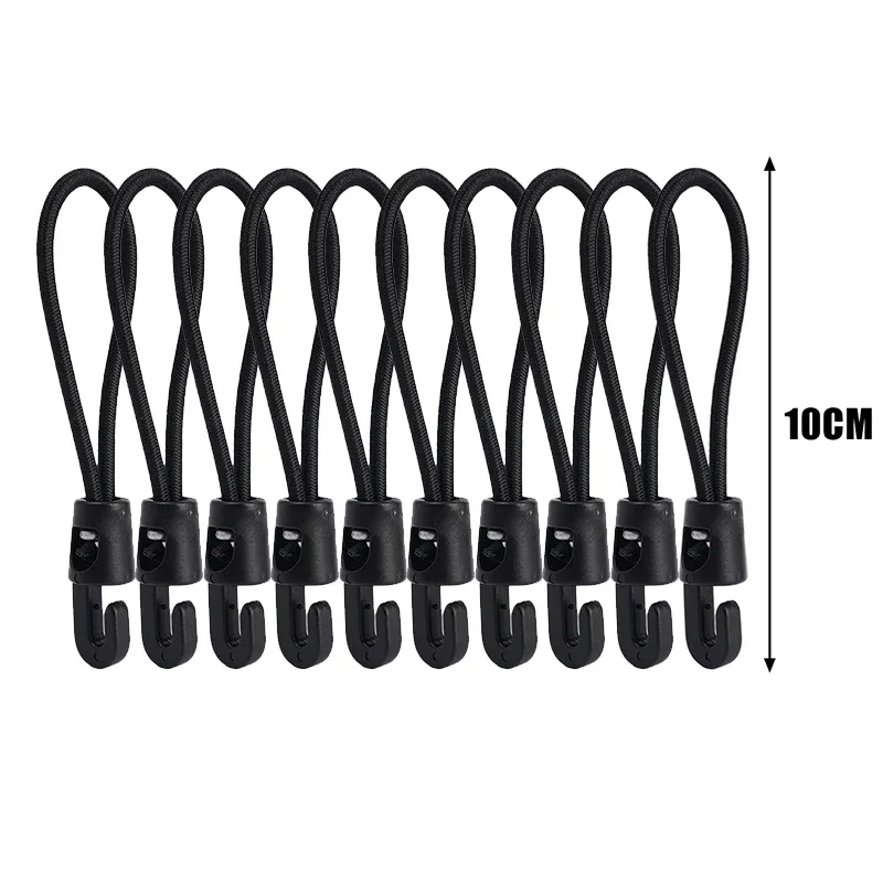 Multifunktionale elastische Bungee-Seile mit Haken für Camping, Gepäck, Fahrräder, Autos, Kordel, feste