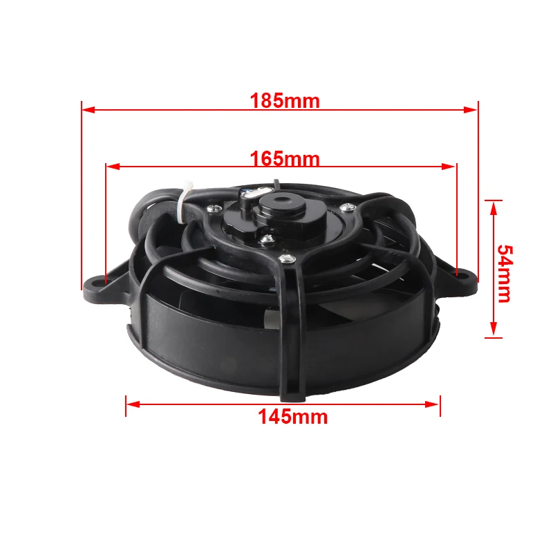 Kühler Wasser Tank Mit 5 "Elektrofan Für 150cc 200cc 250cc Wasser – Bild 5