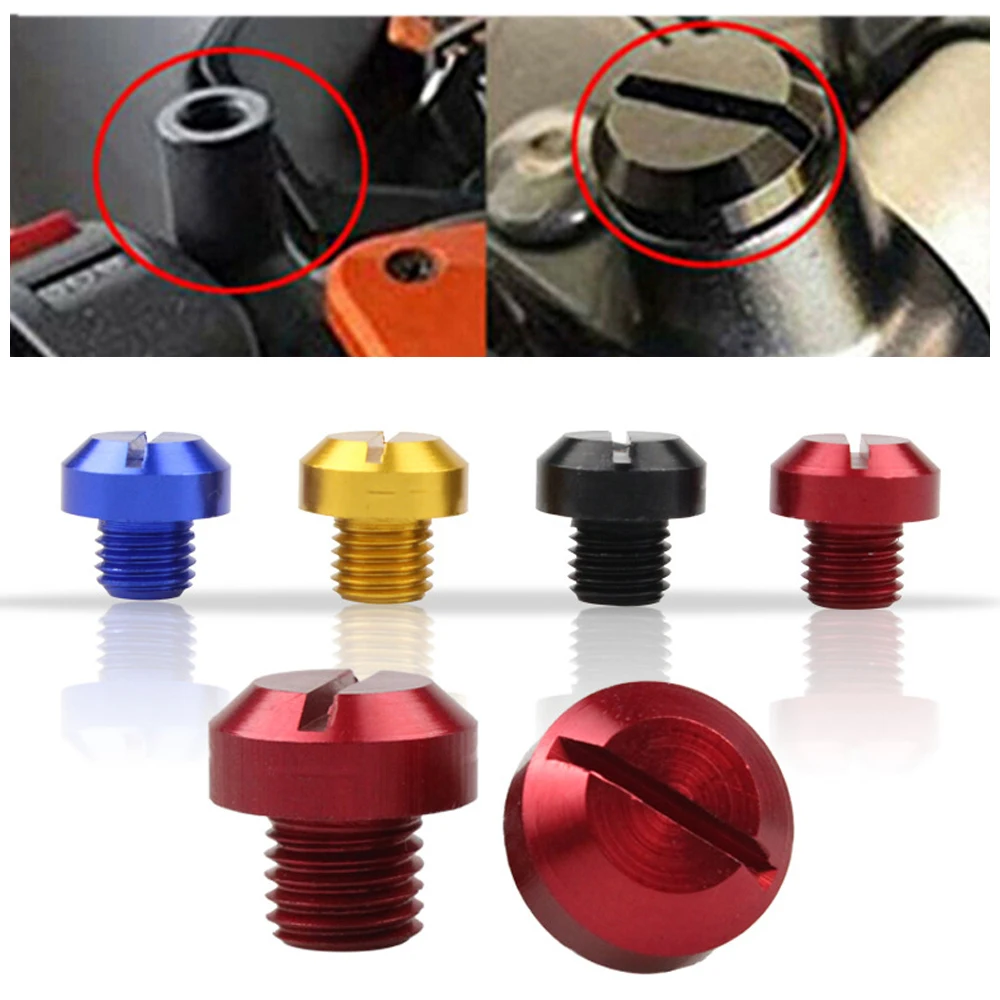 M10 rostfreies motorrad cnc aluminium rückspiegel lochs topfen schrauben rückspiegel halter motorrad (2 Stück)
