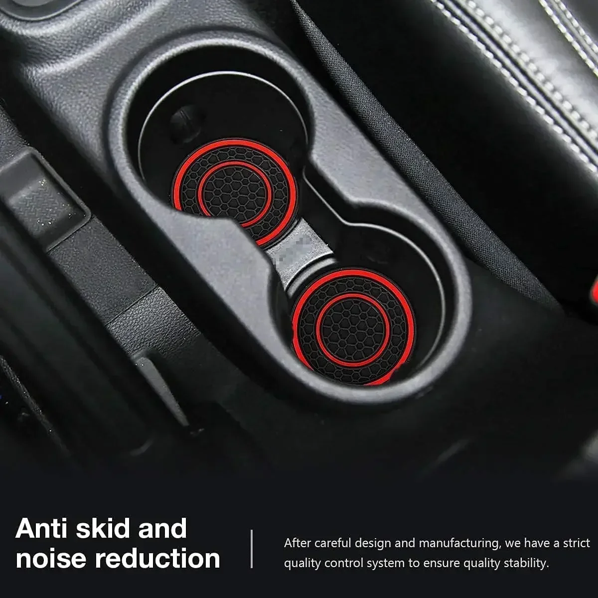 Anti-Rutsch-Matte, Auto-Untersetzer, langlebiger (2 Stück) – Bild 4