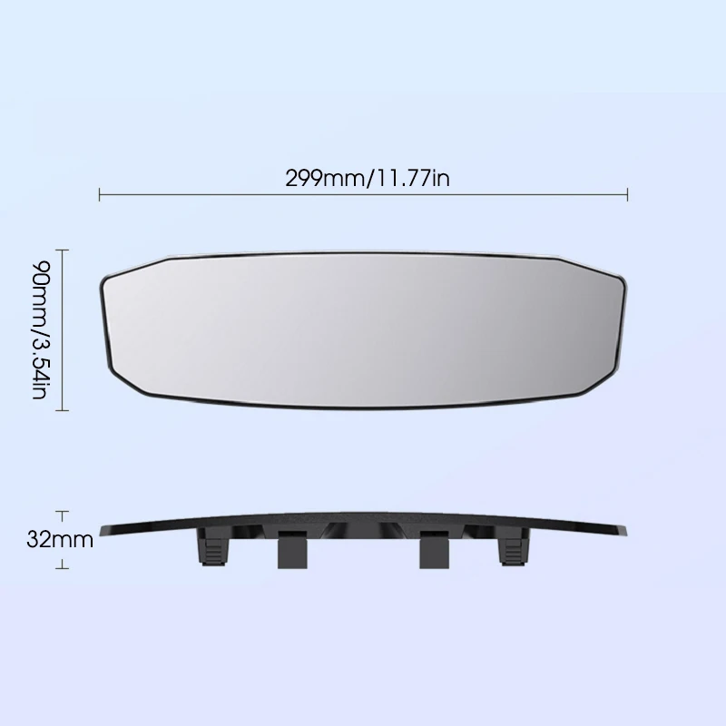 Auto Rückspiegel Weitwinkel Rückspiegel HD Glas Große Vision Universal Auto Spiegel Ersatzteil