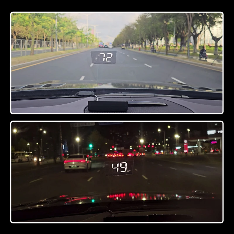 Auto Tacho Hud GPS Head-up-Display digitale Geschwindigkeit messer – Bild 5