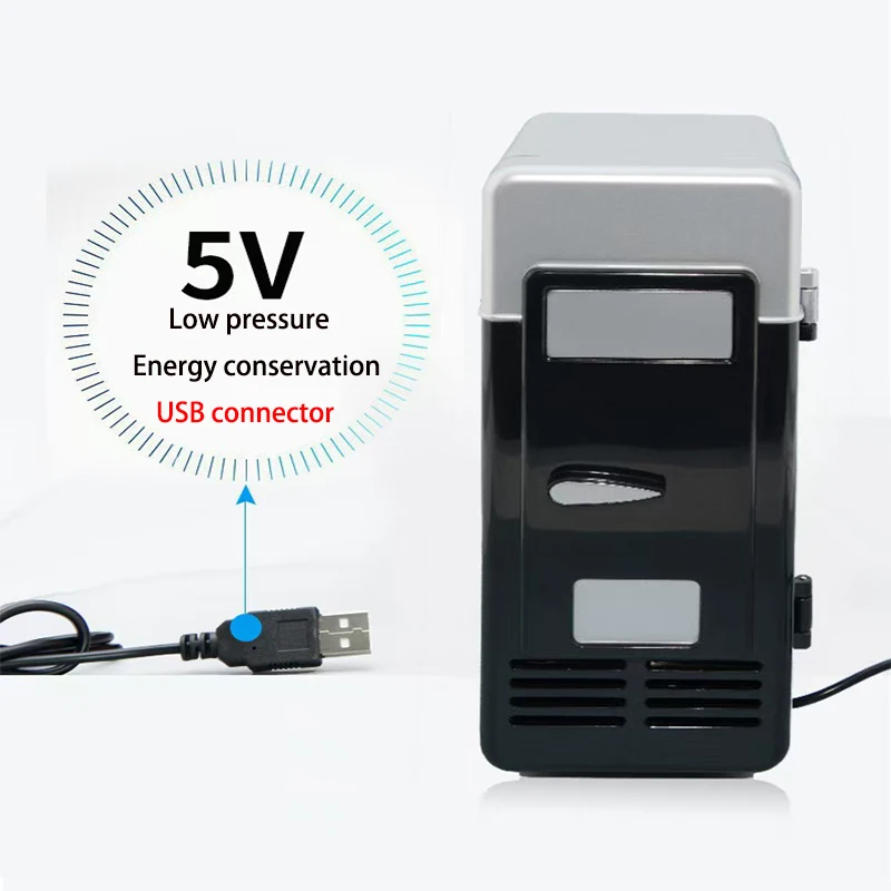 5V Auto USB Mini Auto Kühlschrank tragbare Mini USB Dual Use Haushalt – Bild 4