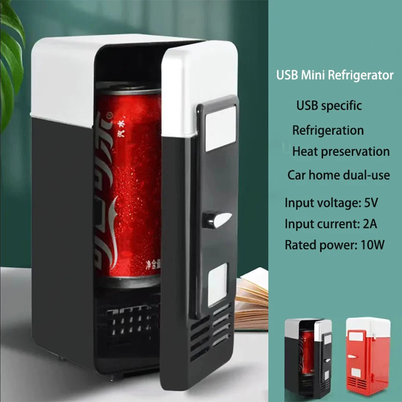 5V Auto USB Mini Auto Kühlschrank tragbare Mini USB Dual Use Haushalt Auto Kühlschrank Getränke kühler