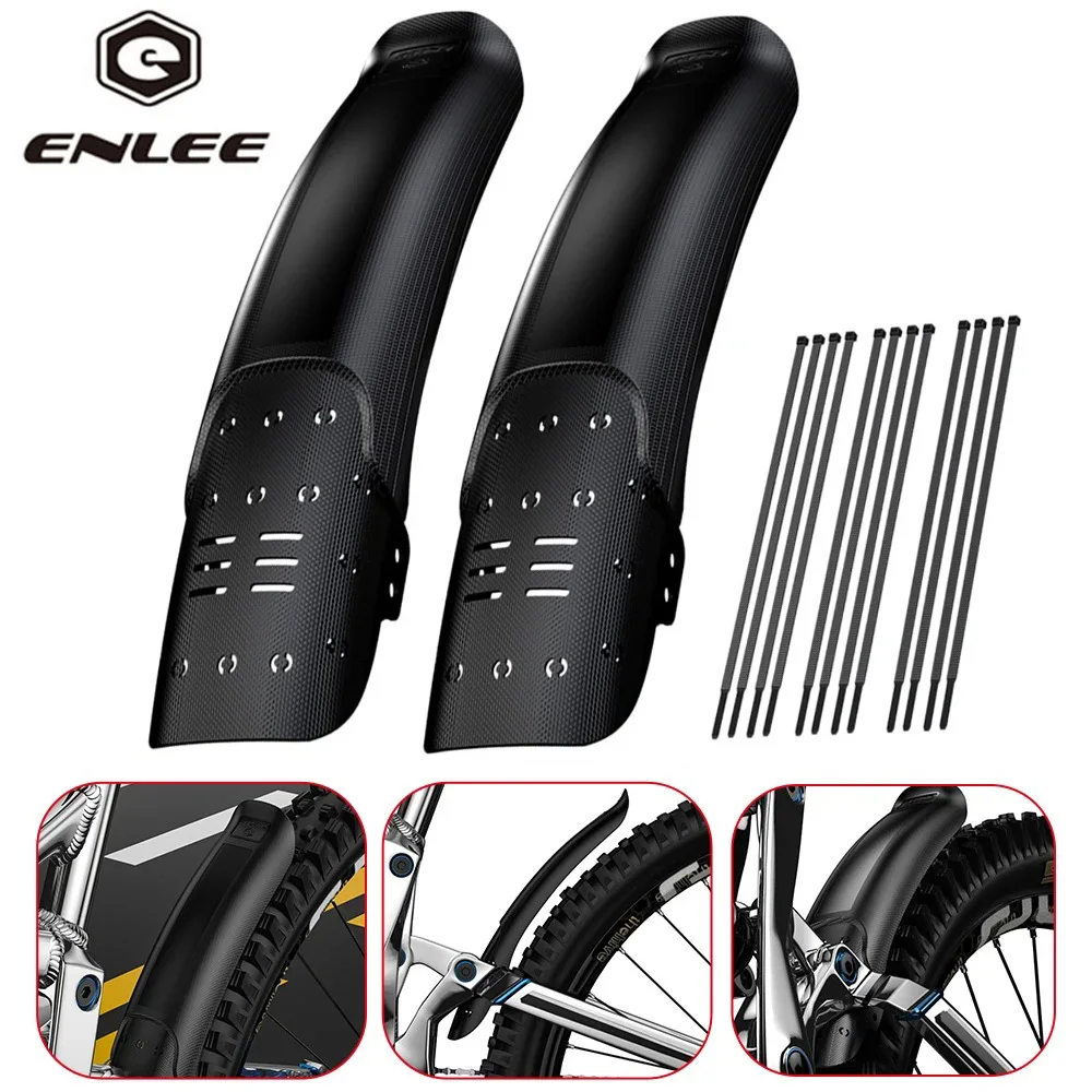 ENLEE Fahrrad Hard Shell Kotflügel Fahrrad Vorne Hinten Reifen Rad Kotflügel MTB Fahrrad Schlamm Schutz