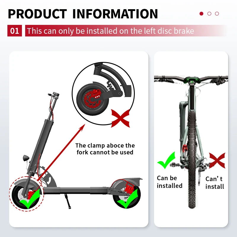 2-Kolben-E-Bike-Scheibenbremsen-Set, Ausschalten des Fahrrads – Bild 6