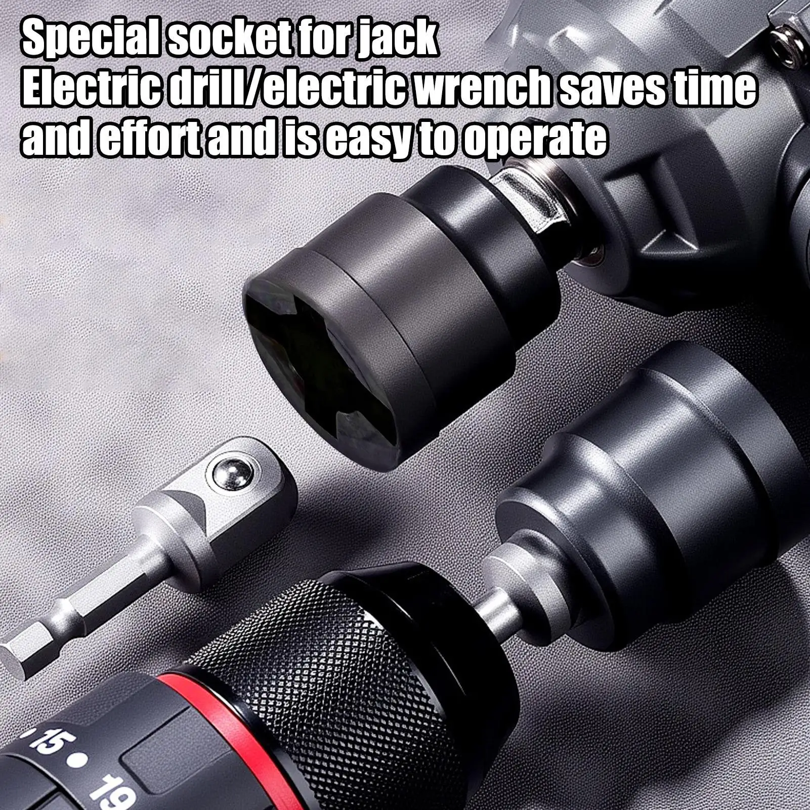 Universal Scissor Auto Jack Adapter Rv Stabilisator Jack Bohrer – Bild 5