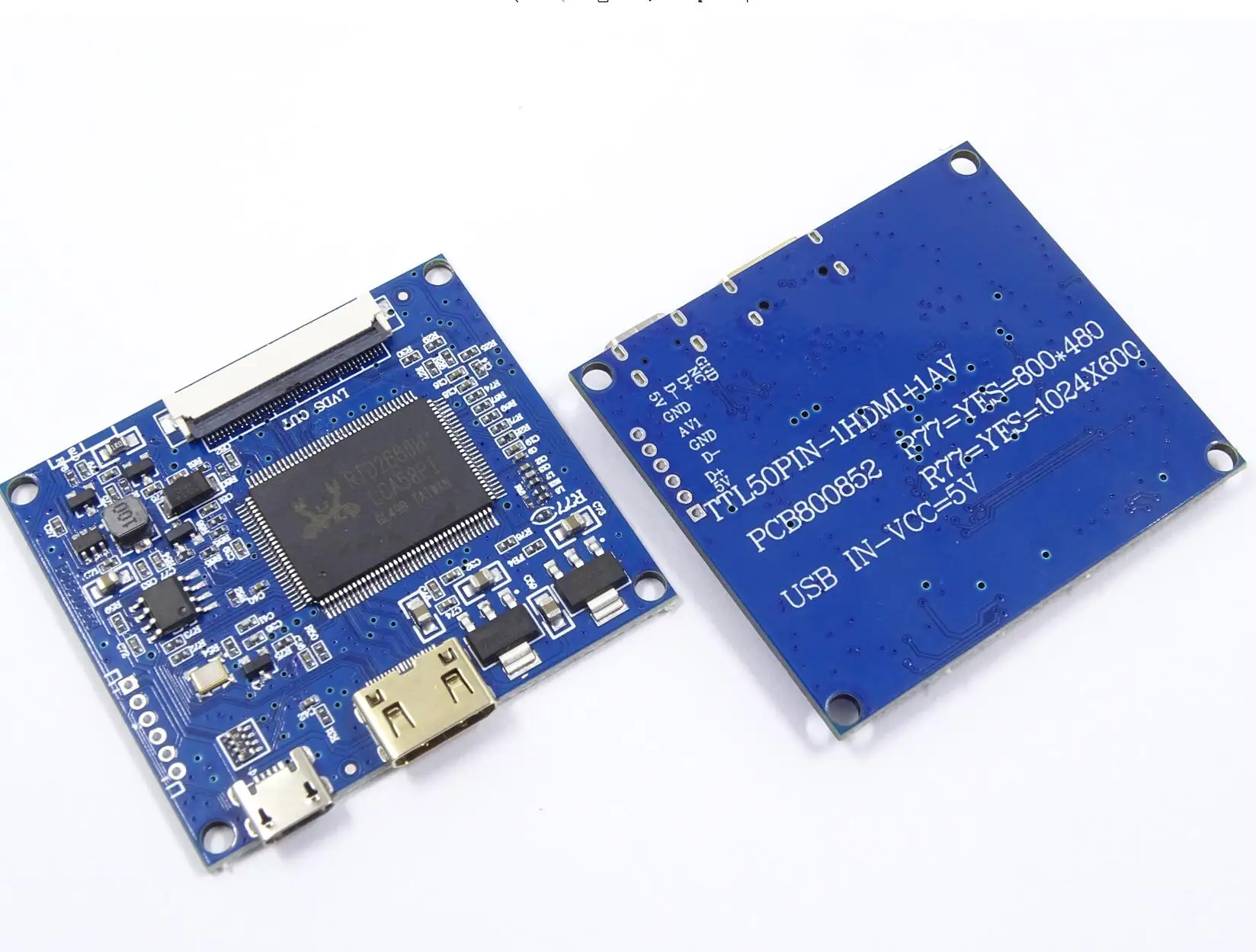 7 zoll 1024*600 Screen Display LCD Monitor Fahrer Control Board Mini – Bild 4
