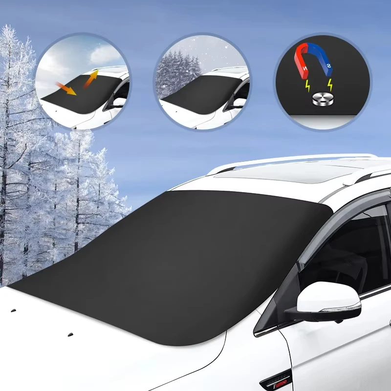 Auto Schnee Schild Frontscheibe Abdeckung Windschutzscheibe Winter – Bild 2