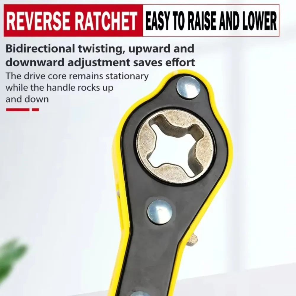 Robuster, arbeitssparender Ratschenschlüssel, universeller – Bild 3