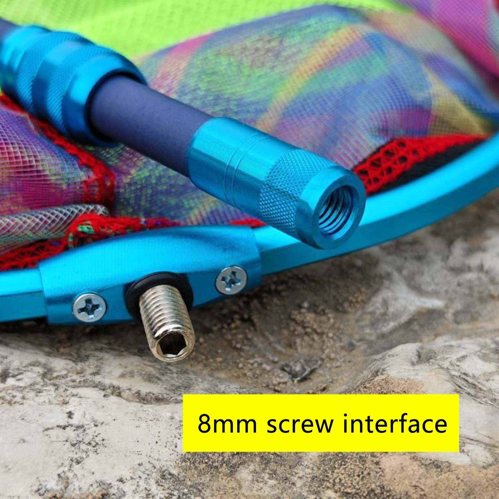 Tragbares Fischernetz bequem zu bedienen leistungs starkes Design – Bild 2