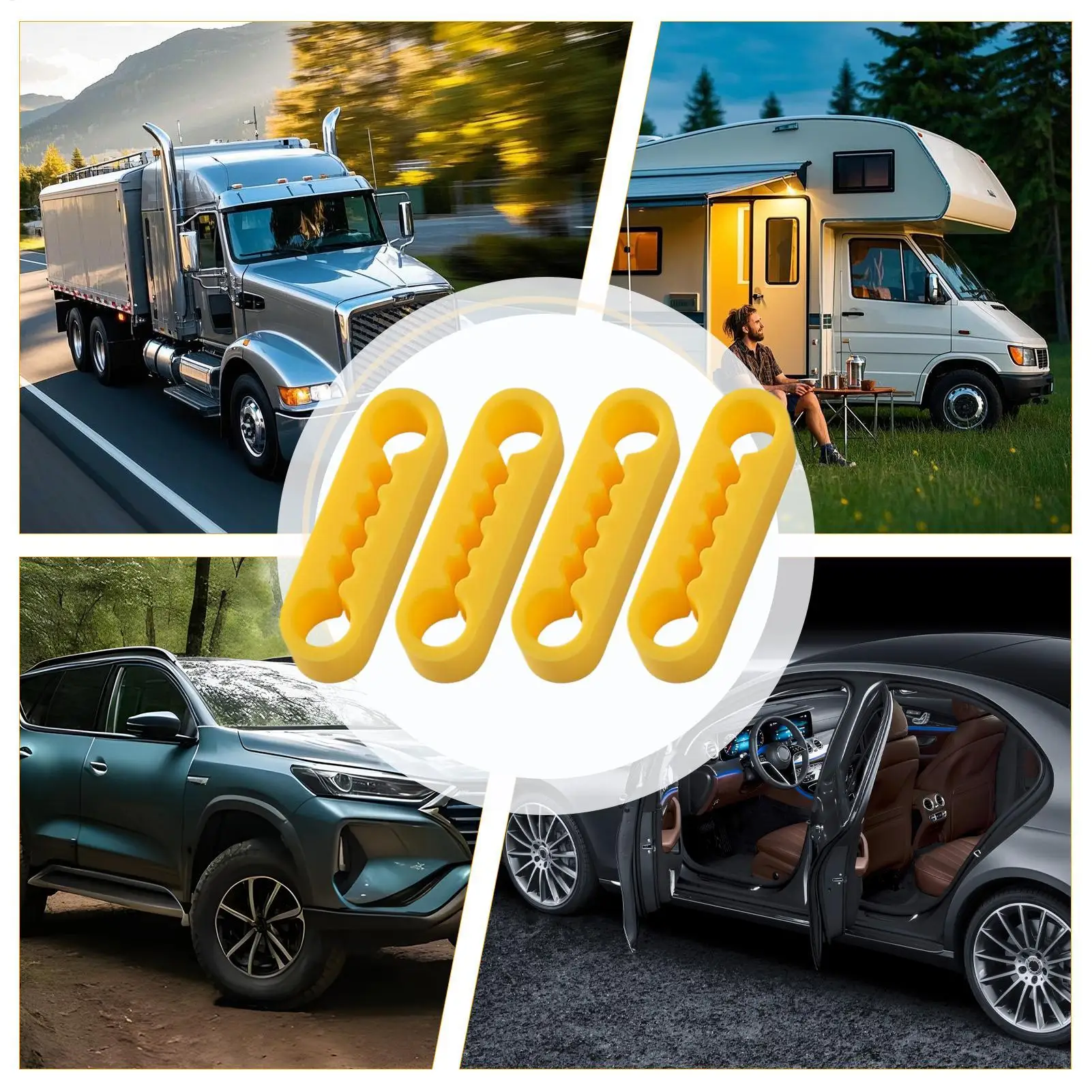 Auto-Türstoßdämpfer-Pads Silikon-Elastische Dämpfer-Polster – Bild 5