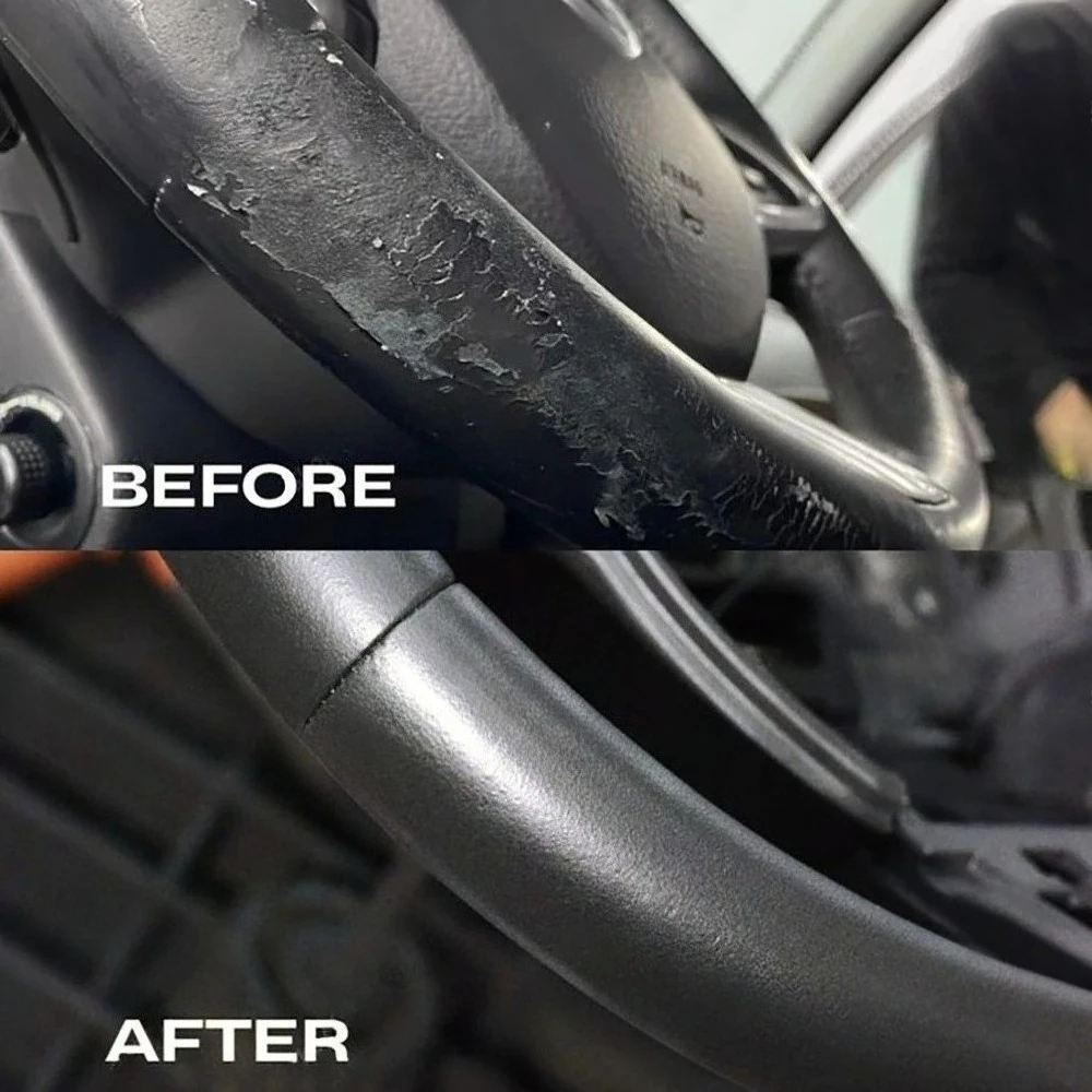 Auto-Innenraum Sitz Lenkrad Kunststoff-Leder Reparaturcreme – Bild 6