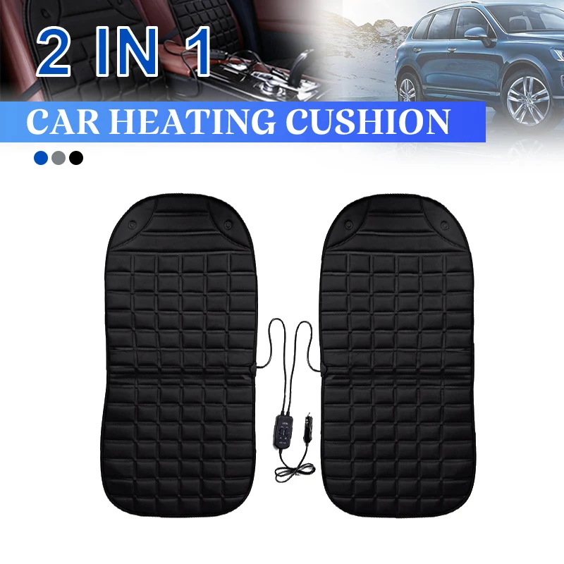 Universal 12V Auto Doppel Sitz Beheizte Kissen Auto Sitz Heizung Winter Wärmer Sitz Heizung Auto Zubehör