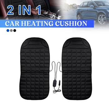 Universal 12V Auto Doppel Sitz Beheizte Kissen Auto Sitz Heizung Winter Wärmer Sitz Heizung Auto Zubehör