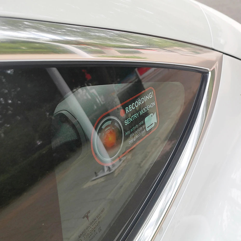 Autofenster-Aufkleber, Recorder-Logo-Aufkleber für Tesla, BMW, Benz – Bild 4