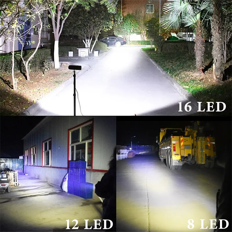 Motorrads chein werfer 8/12/16 LED-Fahr licht wasserdicht Hilfs – Bild 6
