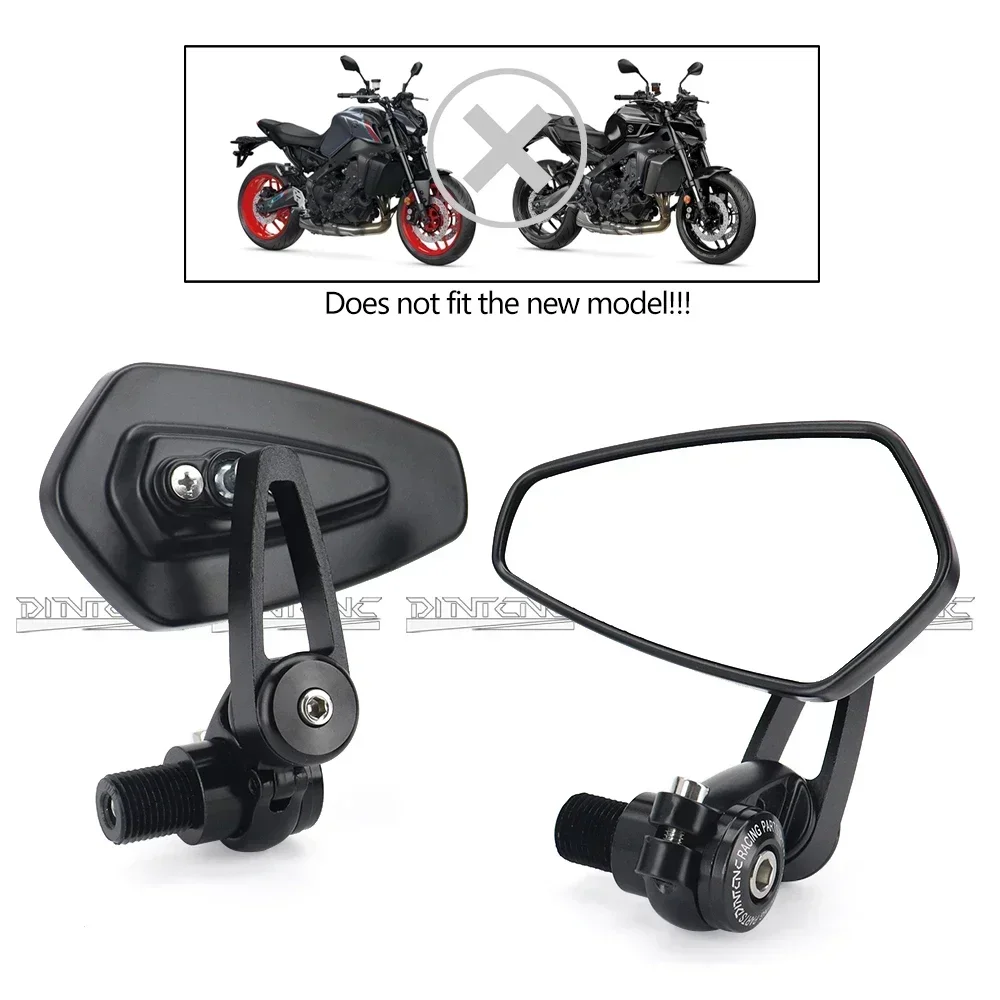 YAMAHA MT 07 09 MT07 MT09 2014-2020 MT10 XSR700 XSR900 FZ07 MT-10 Lenkerendenspiegel Seitlich Drehbar