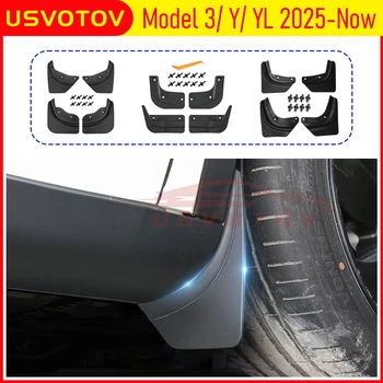 2025 2026 Tesla Model Y Model 3 Model YL Zubehör Schmutzfänger Lackschutz Ohne Bohren Allwetter-Spritzschutz