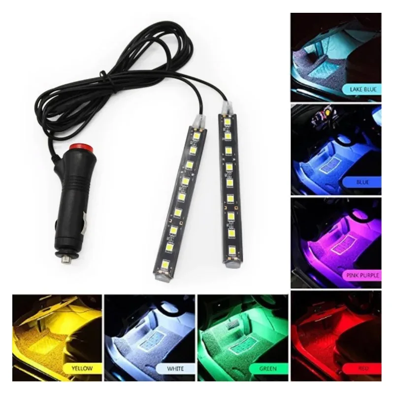Auto Umgebungs licht Hintergrund beleuchtung Umgebungs stimmung Fuß licht LED-Streifen Auto Atmosphäre