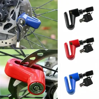 Diebstahlsicherung Elektroroller Scheibenbremsschloss mit Stahldraht Fahrrad Mountainbike Motorrad