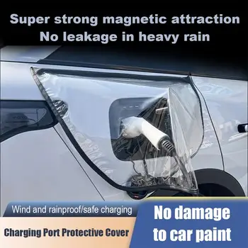 Magnetische Regenschutzabdeckung für Ladeanschluss von Elektroautos