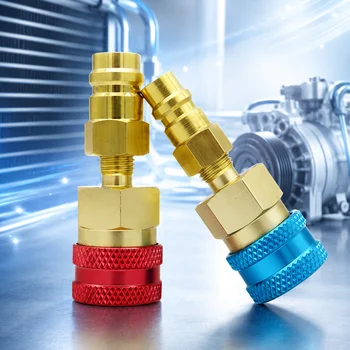 Auto-Klimaanlagenanschluss für R1234YF zu R134A Hoch- und Niederdruckadapteranschluss HotAdapter