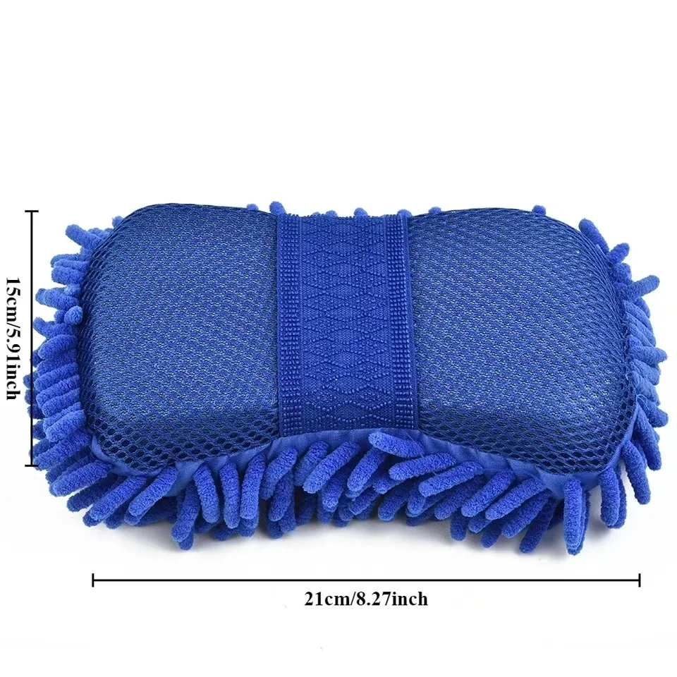 Auto Waschen Handschuh Mikrofaser Chenille Auto Waschen Schwamm Pflege – Bild 6