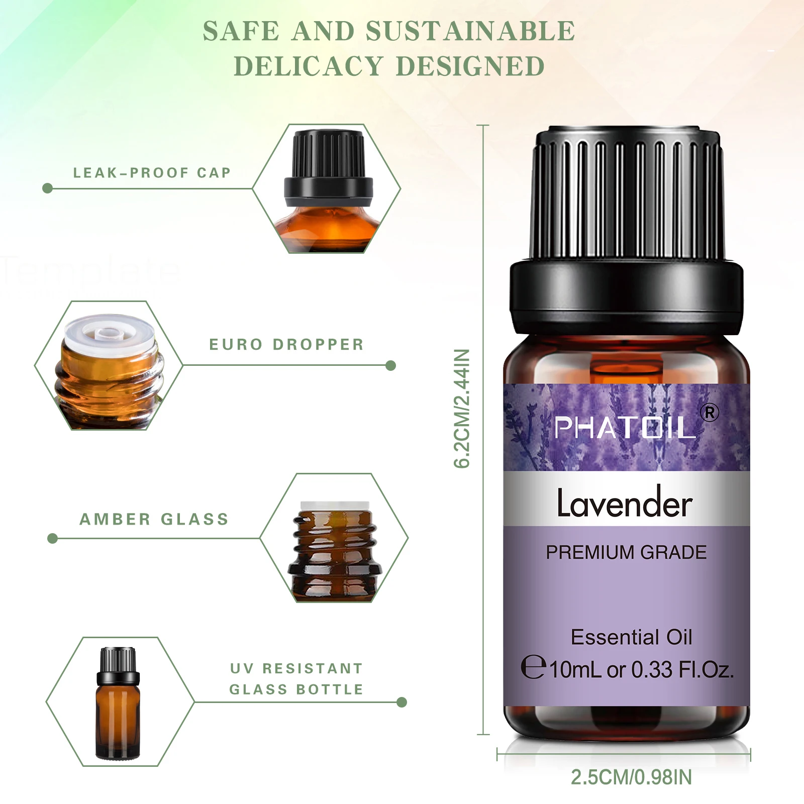 10 ml ätherische Lavendelöle, rein natürlich, für Diffusor – Bild 4