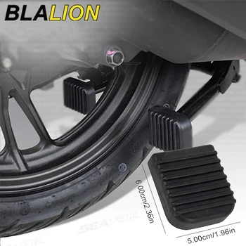BLALION Motorrad Ständer Pad Ständer Gummi Stützplatte Outdoor Parkplatz Motorrad Fuß Seitenständer Basis