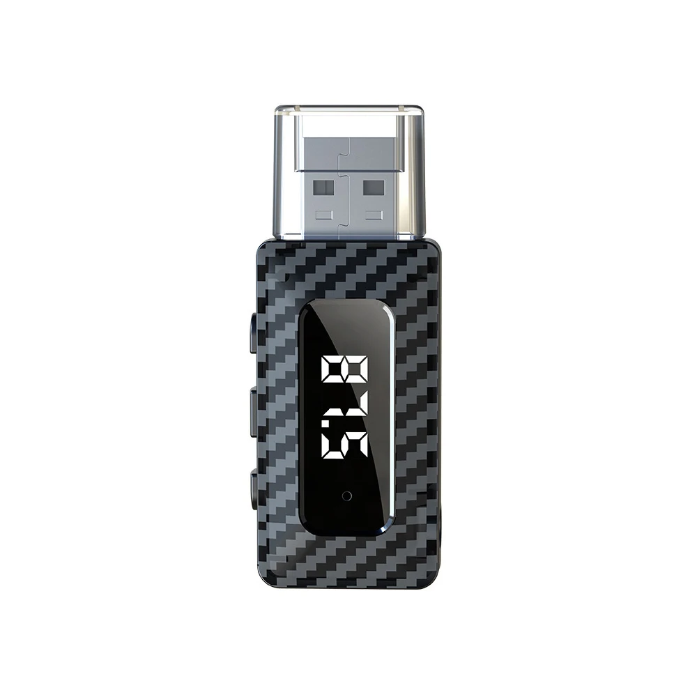 Auto Bluetooth 5,3 FM Sender Empfänger Freisprechen Anruf Mini USB – Bild 2