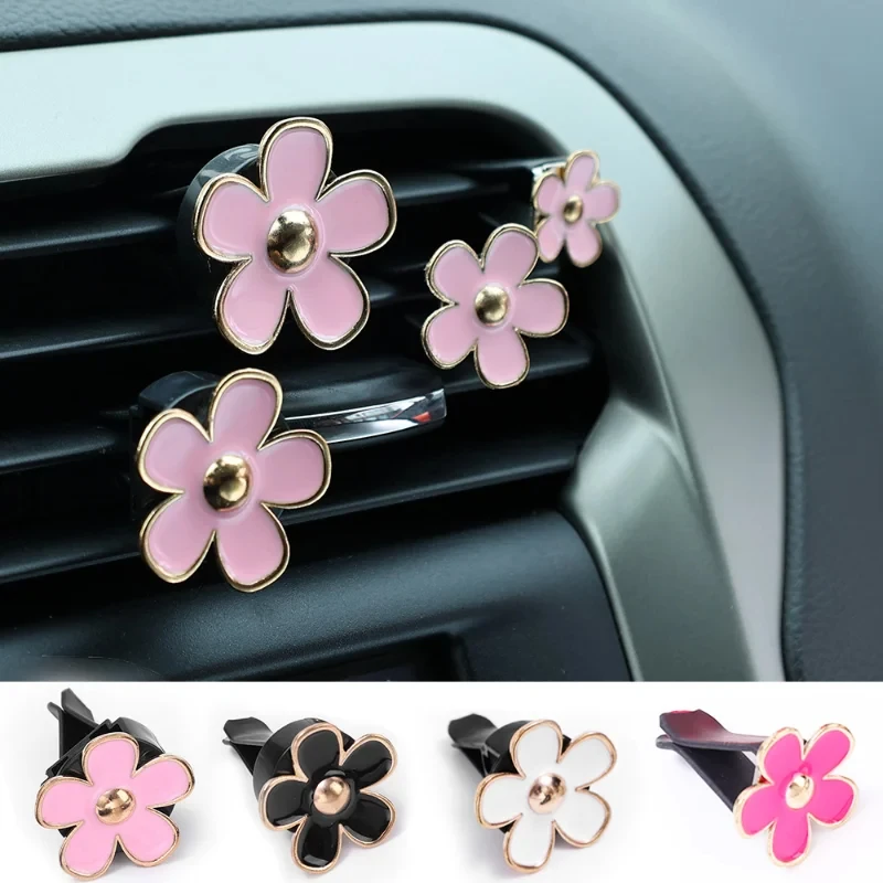 Little Daisy Auto Air Vent Parfüm Clip Niedliche Autos Aroma Diffusor Anhänger Kreative Girly Auto