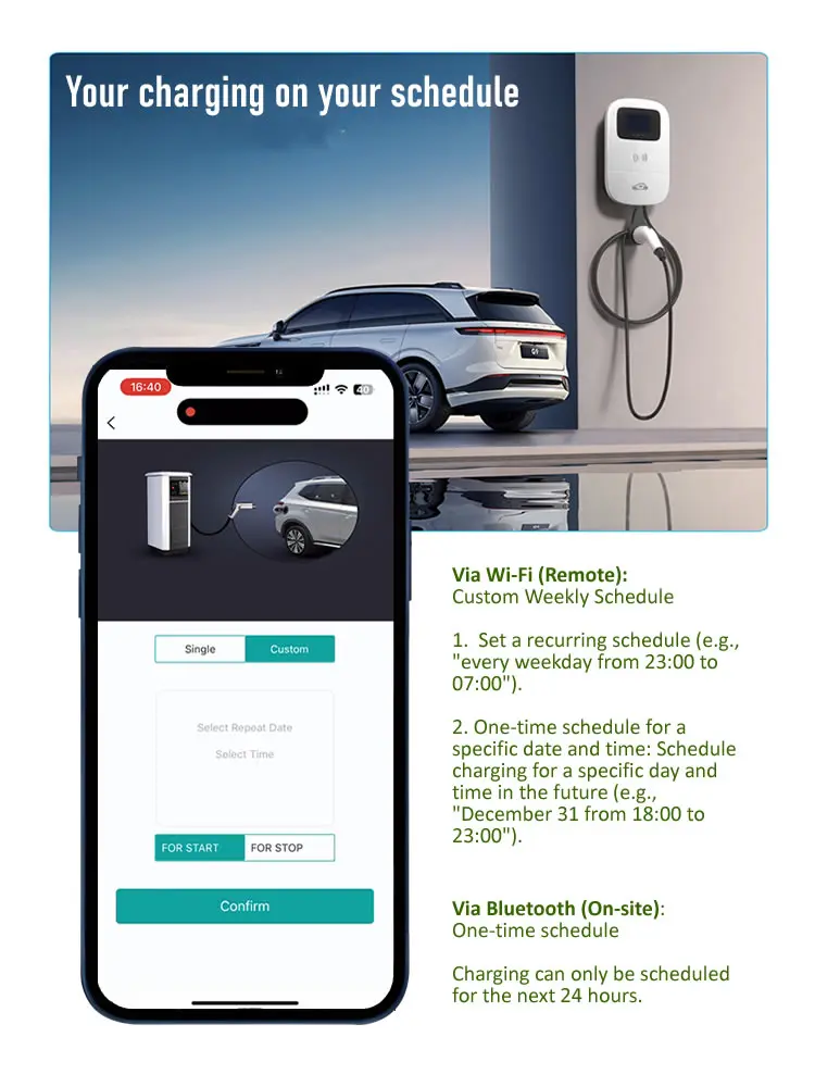 JIGU 22KW Elektrofahrzeug-Ladegerät Typ 2 Ladekabel 3-Phasen 32A 380V – Bild 6