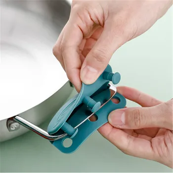 1 paar Silikon Griffe Anti-Verbrühungen Nicht-Slip SilicOne Topf Griff Abdeckung Wärmedämmung Griff Abdeckung