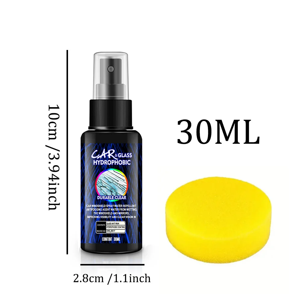 Auto-Glas-Anti-Regen-Spray, wasserabweisende Beschichtung, wasserdichter, regenfester, beschlagfreier
