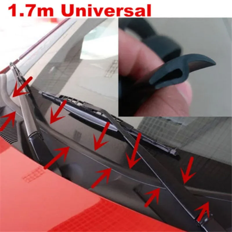Auto Windschutzscheibe Panel Moulding Dichtung Streifen Aufkleber – Bild 2