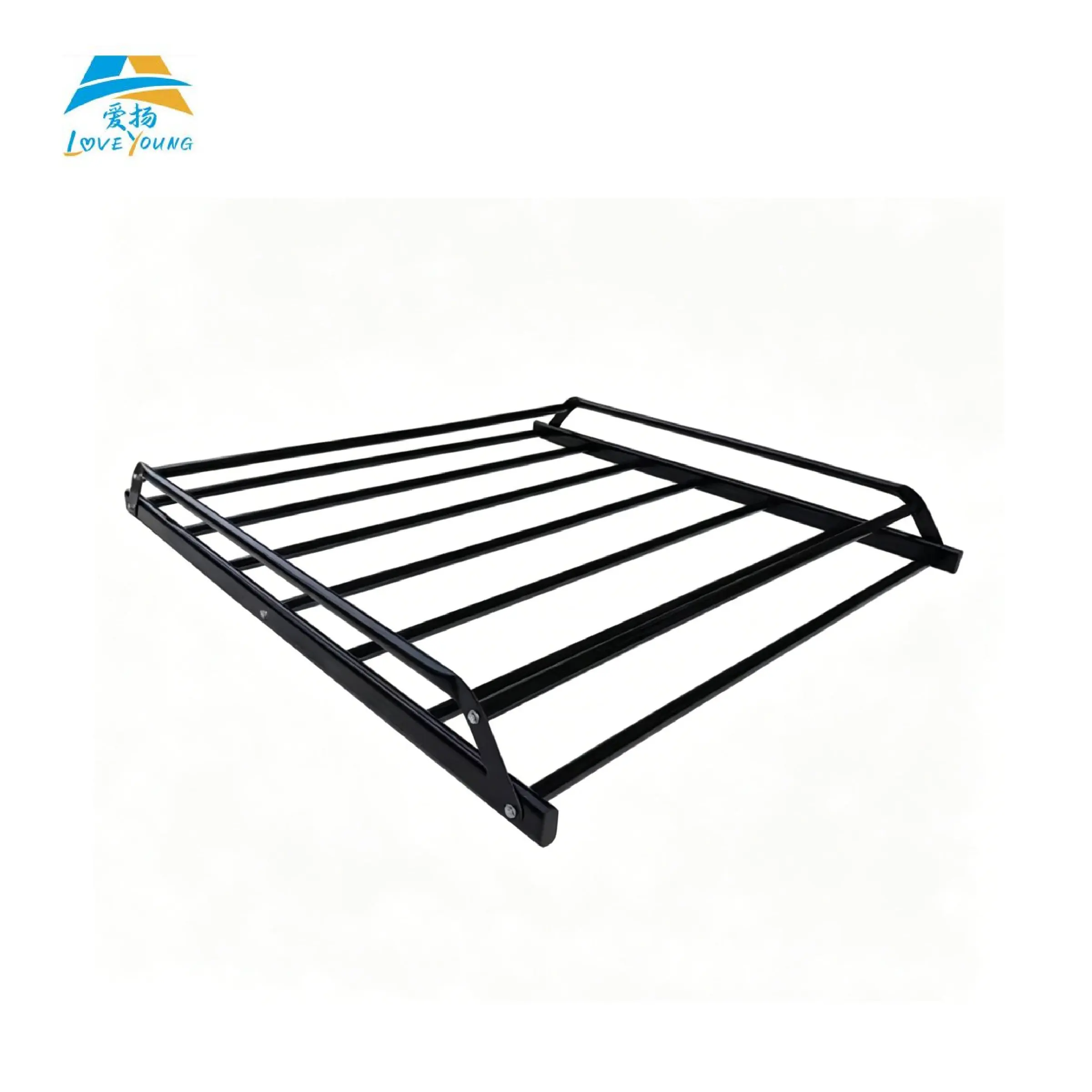 38"x38" Auto-Dachgepäckträger, 110lbs Stahl-Dachgepäckträger für SUV und LKW, Universelle Querträgermontage