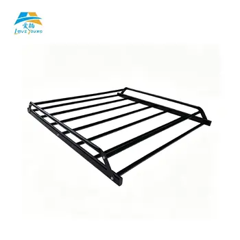 38"x38" Auto-Dachgepäckträger, 110lbs Stahl-Dachgepäckträger für SUV und LKW, Universelle Querträgermontage