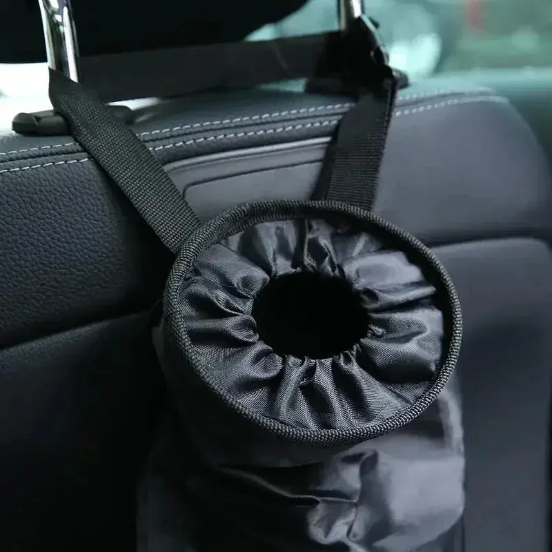 Universal Auto Müll Tasche Rücksitz Kopfstütze Wurf Müll Müll Kann – Bild 5