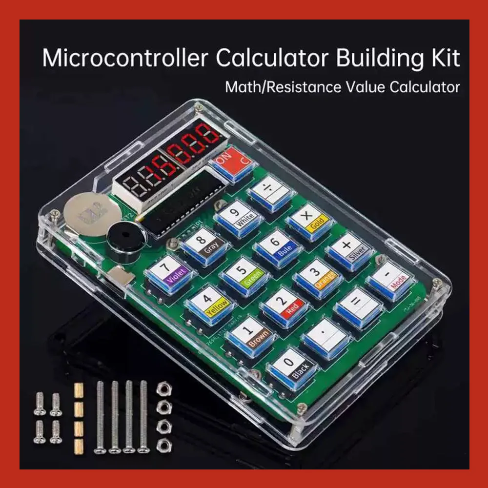 Elektronisches DIY-Rechner-Produktionsset, LED-Digitalröhrenanzeige – Bild 4