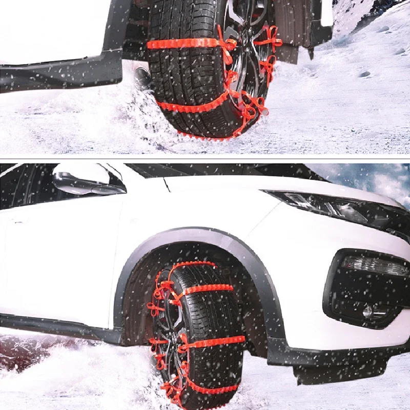 Rutschfeste Schneeketten für Auto-Motorräder, Winter (20 Stück) – Bild 3