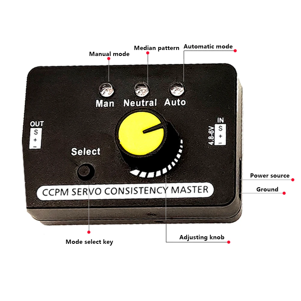 RC Servo Tester Zentrierwerkzeug ESC Motor Checker Hohe Präzision – Bild 4