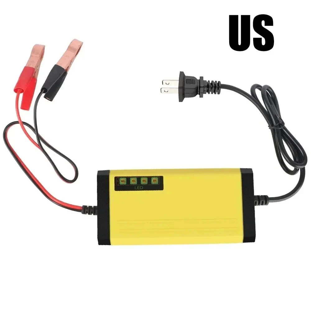 Autobatterie-Ladegerät 12V 2A 220V Power Puls Reparatur-Ladegerät für Nass- und Trocken-Bleisäure-Batterien