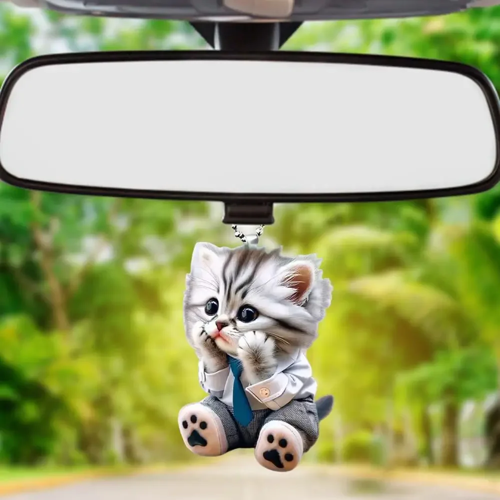 Auto Anhänger Hängen Ornament Mit Kette Realistische Tier – Bild 6