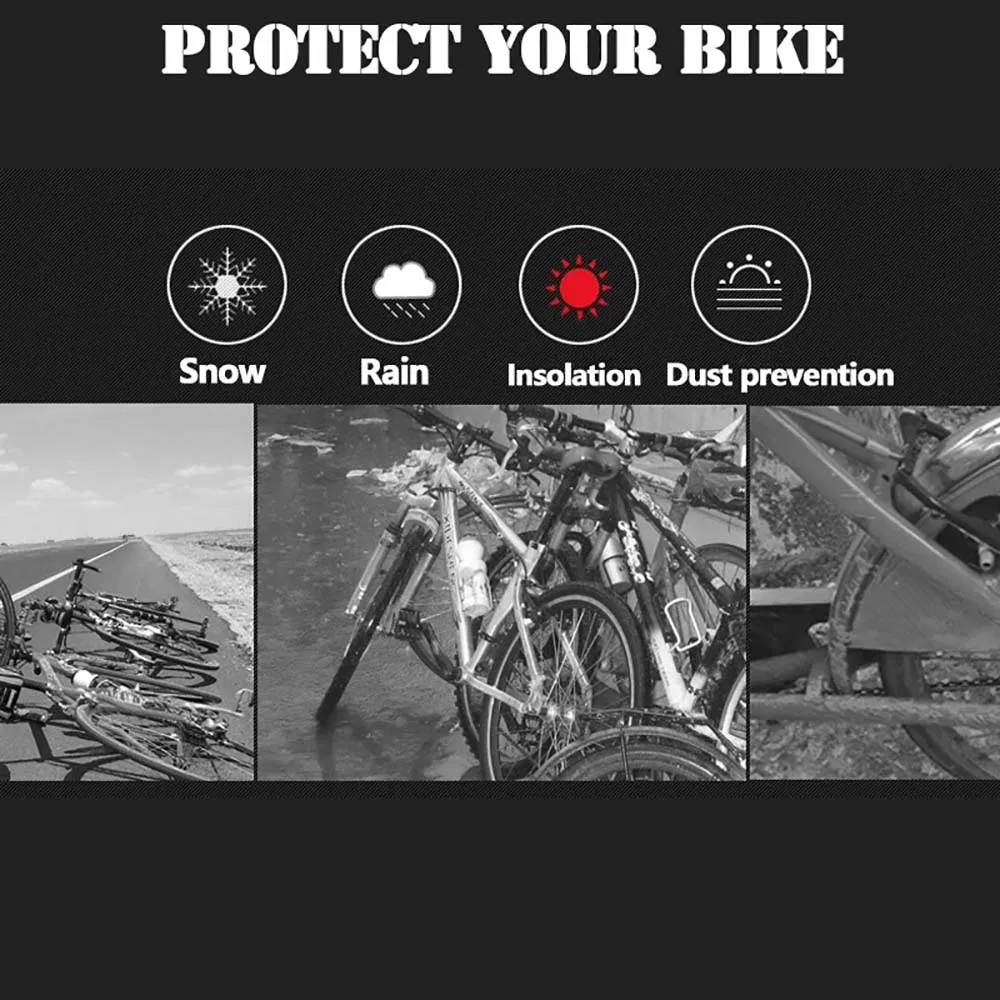 Wasserdichte Fahrrad abdeckung Sonnenschutz Outdoor Fahrrad abdeckung – Bild 6