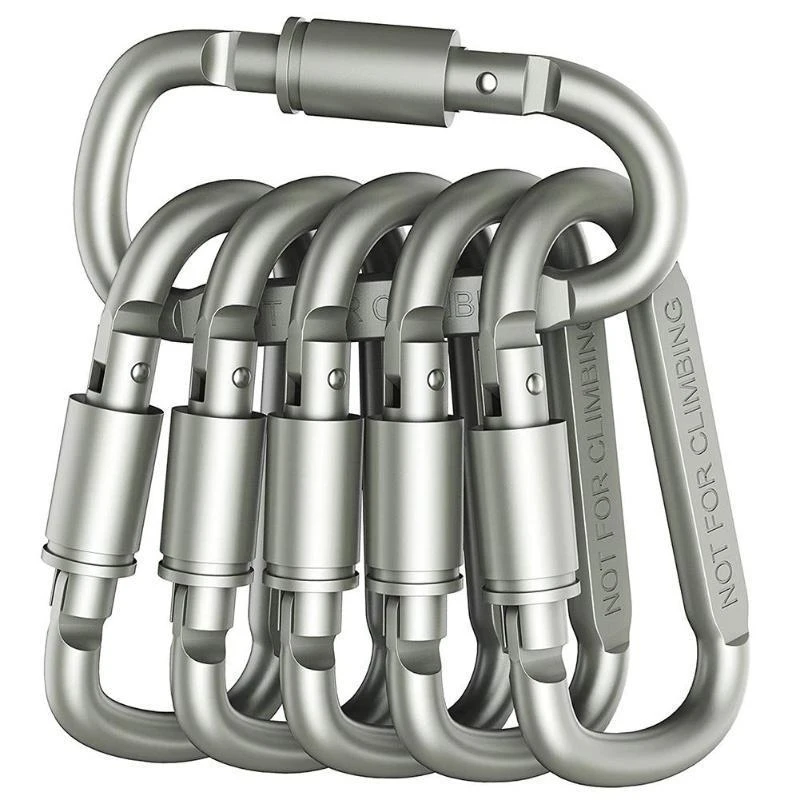 Karabiner Set Für Schlüssel Camping Überleben EDC Outdoor – Bild 2