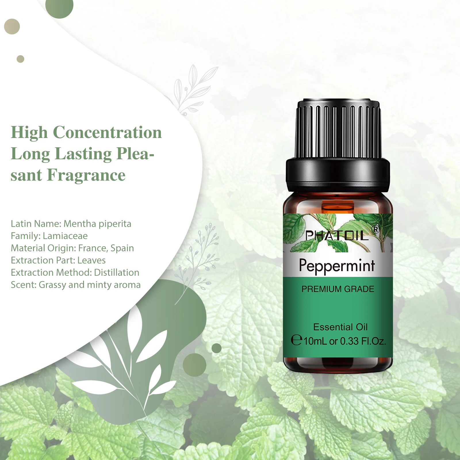 PHATOIL Natürliches ätherisches Pflanzenöl 10 ml Eukalyptus Lavendel – Bild 4