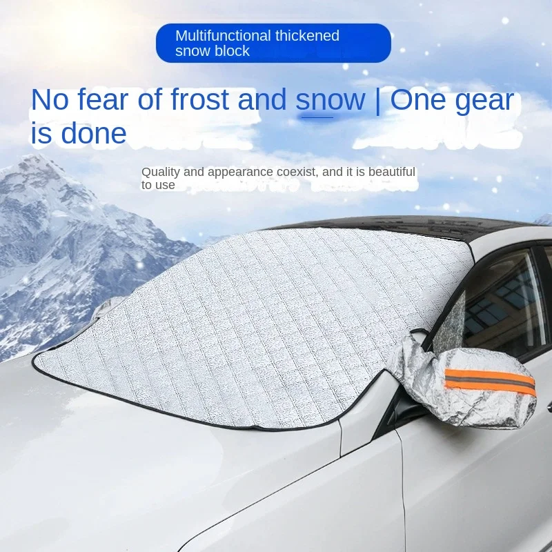 Sonnenschutz abdeckung Auto Windschutz scheibe Schnee Sonnenschutz wasserdichter Schutz Auto Magnet abdeckung